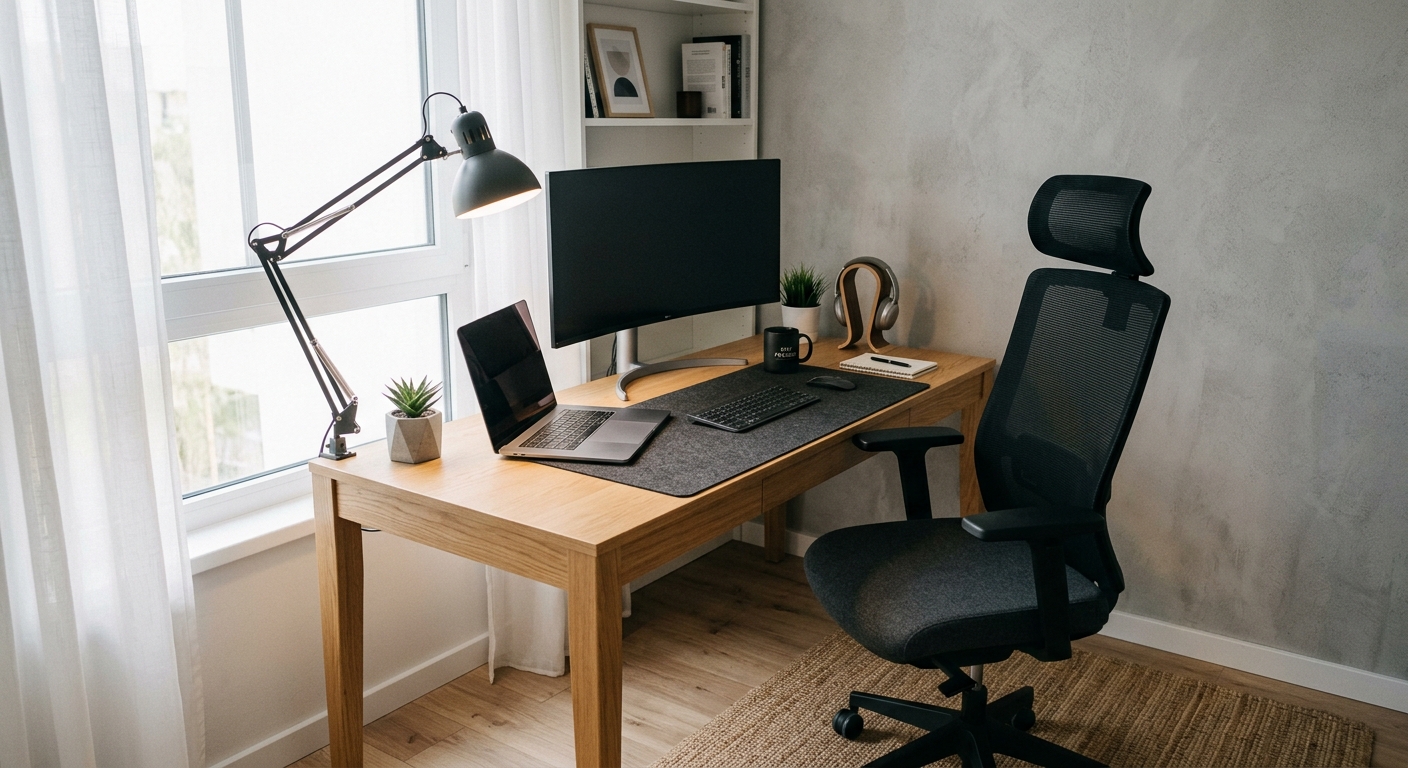 Ergonomisk setup til hjemmekontor: tips og tricks